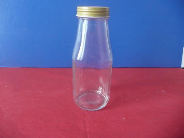 玻璃瓶开发定做奶茶瓶300毫升奶茶玻璃瓶出口玻璃瓶